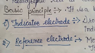 Polarographic method introduction amp principle types of electrode pgexamsanalyticalchemistry hpu [upl. by Janus]