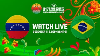 SEMIFINALS Venezuela v Brazil  Full Basketball Game South American U17 Womens Championship 2023 [upl. by Tolliver]