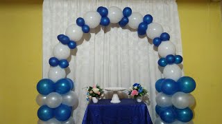 Balloon Arch Birthday Decor [upl. by Nalo]