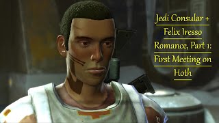 SWTOR Jedi Consular  Felix Iresso Romance Part 1 First Meeting on Hoth [upl. by Apthorp528]