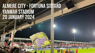 105 Almere City  Fortuna Sittard  Cancelled match  20 January 2024 [upl. by Minny]