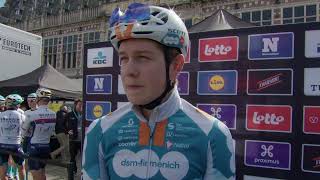 Vlad Van Mechelen  Interview at the start  De Brabantse Pijl 2024 [upl. by Diane]