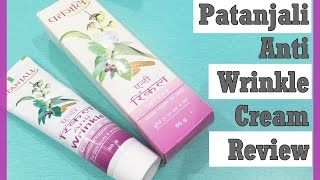 Patanjali Anti Wrinkle Cream Review  Effective or Not   Indian Mom on Duty [upl. by Dnalra]