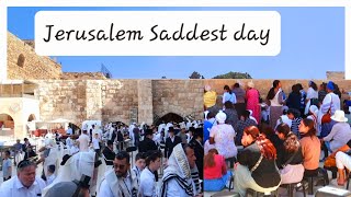 JERUSALEM TODAY Is this the Saddest Day in the Jewish calendar  TISHA BAV [upl. by Raclima]