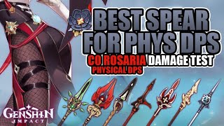 ROSARIA  The ULTIMATE 4★5★ Weapon Guide  Physical DPS Build  Genshin Impact [upl. by Basham]