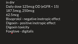 Digoxin Part 2 [upl. by Odranreb]