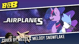 MordeTwi Airplanes  Nu Metal cover by Meelz amp Melody Snowflake [upl. by Alyad]