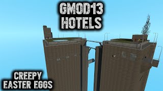 GMOD VR Exploring GMod13Hotels Creepy Easter Eggs [upl. by Zoila]