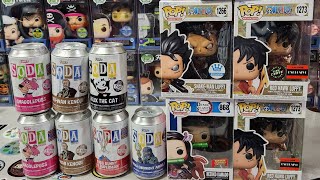 Opening 7 Funko Sodas 2 Snagglepuss One Piece pops [upl. by Ydnic]