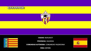 Himno del Burjassot CF Versión corta [upl. by Corrianne220]