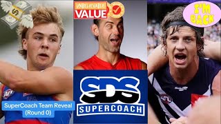 Round 0 Team Reveal AFL SuperCoach 2024 SDS SuperCoach [upl. by Anicul275]