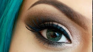 Smokey Eyes Ojos Ahumados usando solo Una Brocha  Sigma Review  LoLo Love [upl. by Bak194]