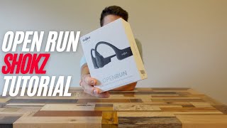 Shokz OpenRun Tutorial  Setup and User Guide [upl. by Merta]