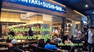 Pasay City Night Walk The most popular seafood restaurant buffet in the Philippines [upl. by Brote]