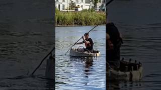 Making a Coracle for Ballina Heritage day 2024 ireland coracle ballina coracle ireland mayo [upl. by Anaela]