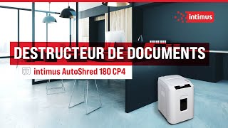 intimus AutoShred 180 CP4 Français [upl. by Noek896]