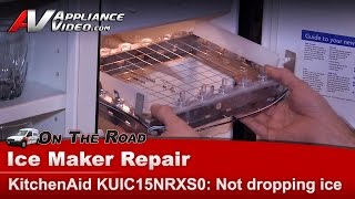 KitchenAid Ice Maker Repair  Not Dropping Ice  Grid Cutter [upl. by Atnwahs]