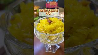 Golden Ricerich in tradition and flavor Shahi Zarda Ricesweetrice zardapulaofood ricerecipe [upl. by Goer]