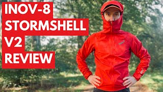 Best Waterproof Running Jacket  INOV8 STORMSHELL V2  Review [upl. by Fritz]