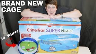 NEW CRITTERTRAIL SUPER HABITAT HAMSTER CAGE [upl. by Juliane]