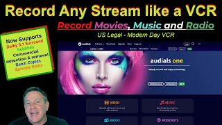 🔴Audials 2023  Record ANY STREAM just like a VCR  Legal for home use in US [upl. by Collie]