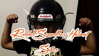 Riddell Speedflex Helmet Setup 2019 [upl. by Eellehs]