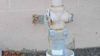 Gas Line Fastened to Block with Concrete Screws [upl. by Anohr]