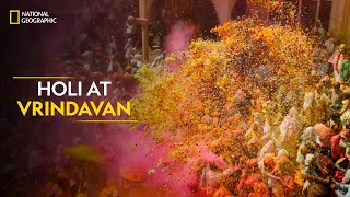 Holi at Vrindavan  One Strange Rock  National Geographic [upl. by Imeaj14]