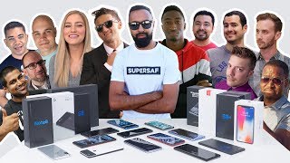 Which SMARTPHONES Do We Use 2017 YOUTUBER Edition with Casey Neistat MKBHD iJustine  More [upl. by Shaum]