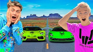 Racing Carter Sharers Lamborghini VS my Sharerghini Lambo [upl. by Gytle496]