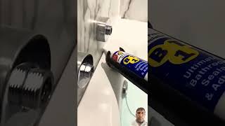 diy bathroom satisfying construction plumber silicone plumbing diyequipment automobile [upl. by Zapot]