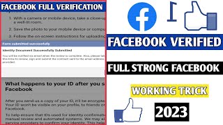 Verify Facebook account 2023  How to verified Facebook account  FbId verification kaise kare [upl. by Bernelle]