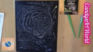 Engraving Art Tiger  Royal amp Langnickel  from Five Below [upl. by Kristoforo]