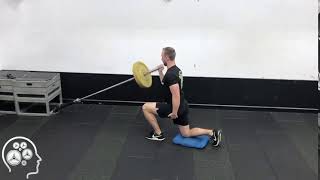 Barbell Split Stance Jammer Press [upl. by Knepper]