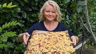 Zwetschgenkuchen mit Hefeteig und Streuseln ❤️ Blechkuchen mit Zwetschgen einfach lecker Fluffig [upl. by Bolten]