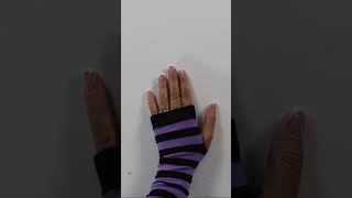 How to Make Fingerless Gloves with Socks [upl. by Onilecram]