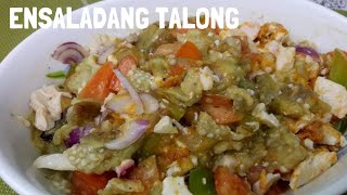 ENSALADANG TALONG  EGGPLANT AND SALTED EGG SALAD [upl. by Assed626]