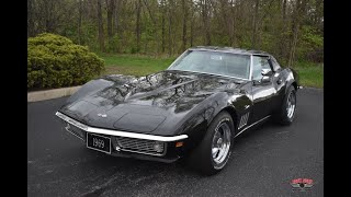 Factory 350 HP 350 Cubic Inch V8 Powered 1969 Chevrolet Corvette Test Drive [upl. by Haimorej411]