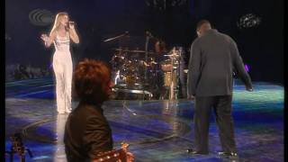 Celine Dion amp Barnev Valsaint  Im Your Angel Live In Paris at the Stade de France 1999 HD 720p [upl. by Oruntha200]