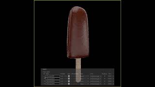 Ice Cream 3D Model  3Ds Max  Vray youtubeshorts 3dsmax animation icecream chocolate [upl. by Alikam]