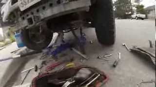 22r Oil Pan Removal Toyota Pickup 4x4 IFS PART 1 [upl. by Nerha]