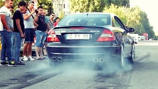 MercedesBenz CLK 500 burnout [upl. by Teddi238]