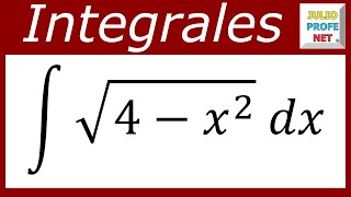 INTEGRACIÓN POR SUSTITUCIÓN TRIGONOMÉTRICA  Ejercicio 1 [upl. by Oilime]