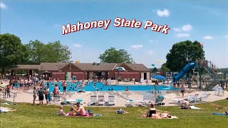 MAHONEY STATE PARK  WATERPARK [upl. by Yetac770]