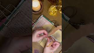 Asmr paper sound asmr journaling vintagejournal asmrsounds scrapbooking relaxingsounds [upl. by Nara]