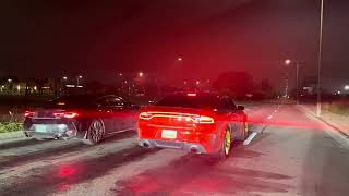 Q60 RedSport vs Charger Hellcat Redeye [upl. by Kennedy]