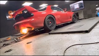 Mazda RX 7 FD Dyno run [upl. by Seavey270]