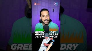 Green Pitch vs Dry Pitch  How are they different 🤔🤔 cricketshorts bcci indiancricketer ipl [upl. by Moriarty]