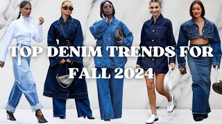 Top Denim Trends for Fall 2024 From Tailored to Baggy  MustHave Styles [upl. by June799]