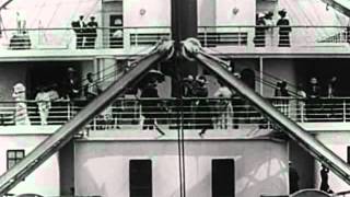 Titanic departure real video 1912 [upl. by Akinuahs290]